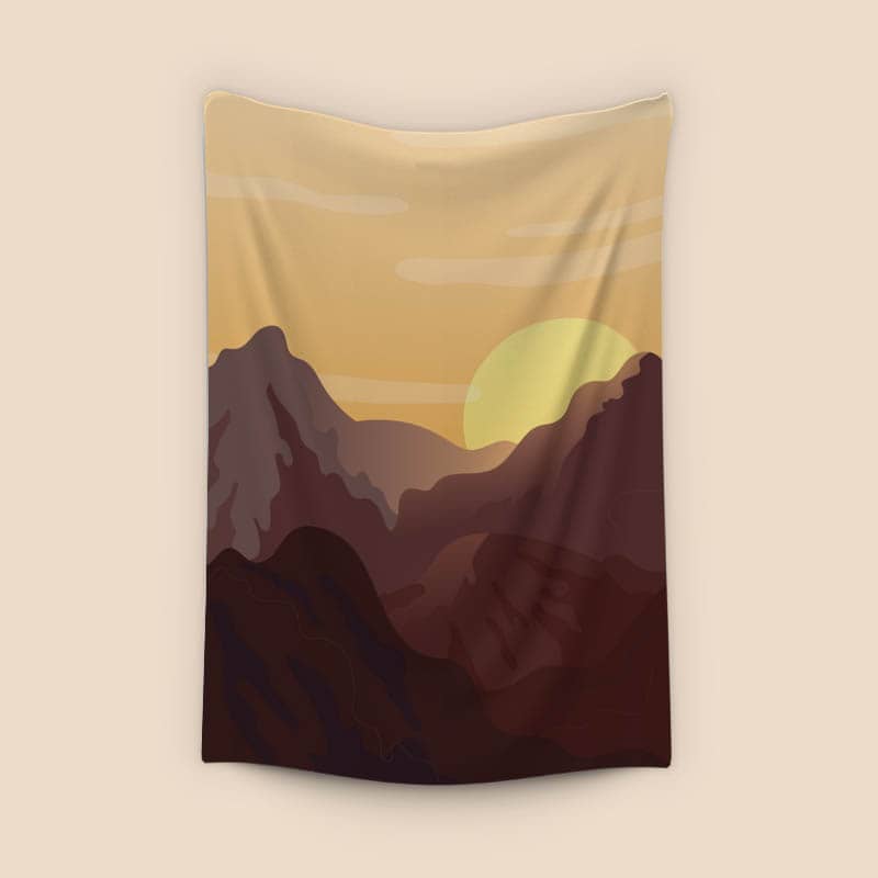 Mountain Sunset Canvas preview