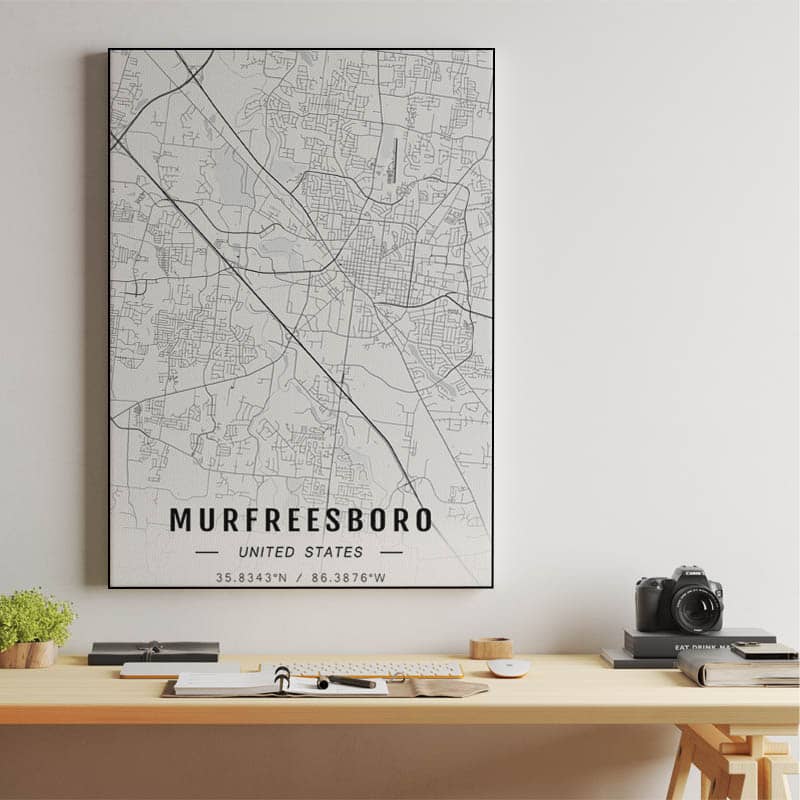 Murfreesboro map preview