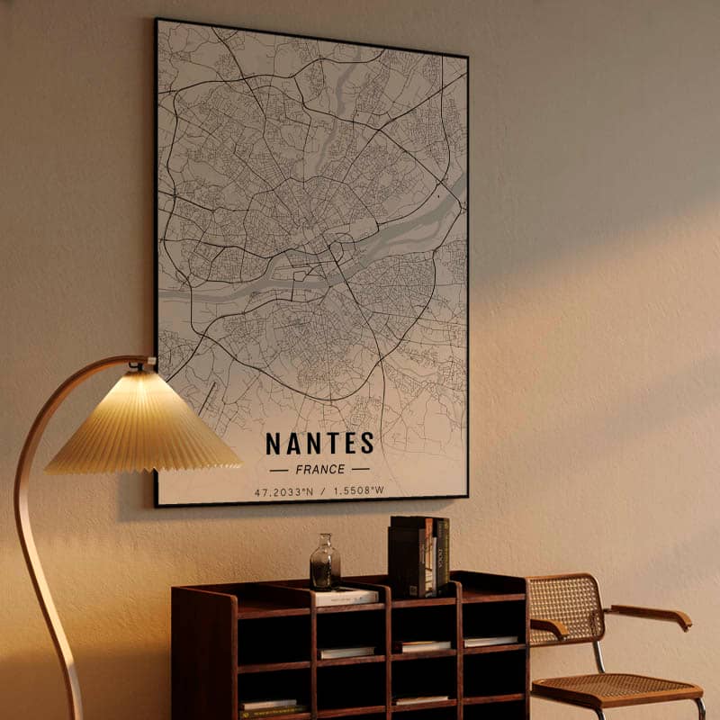 Nantes map preview