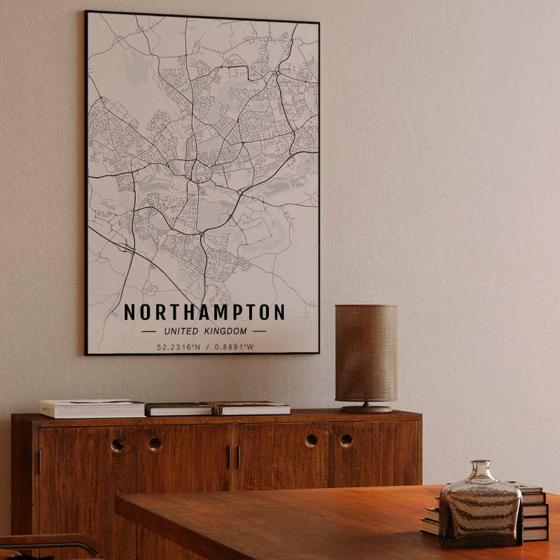 Northampton map preview