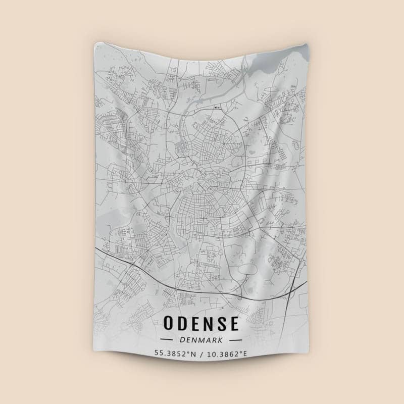 Odense map preview