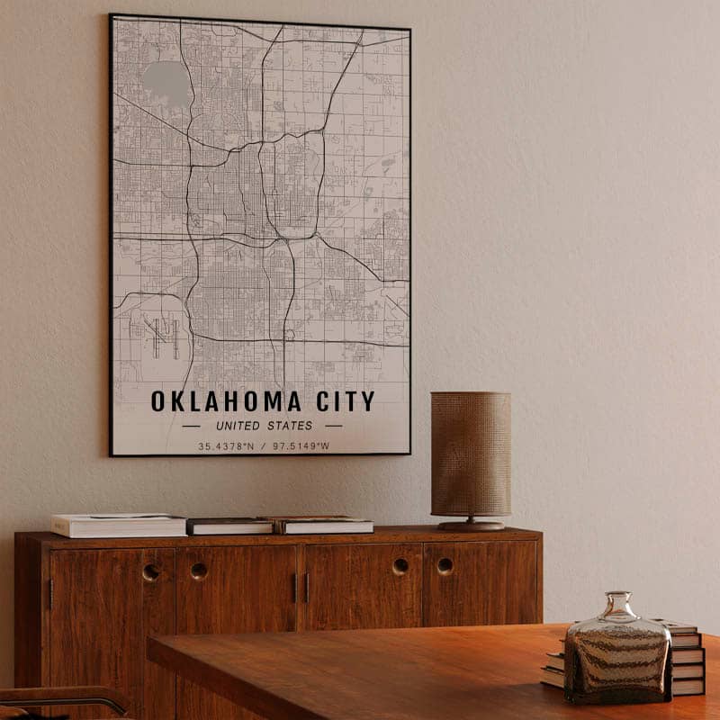 Oklahoma City map preview