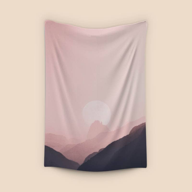 Pink Sunset Canvas preview