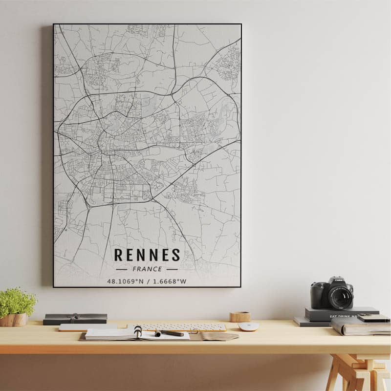 Rennes map preview