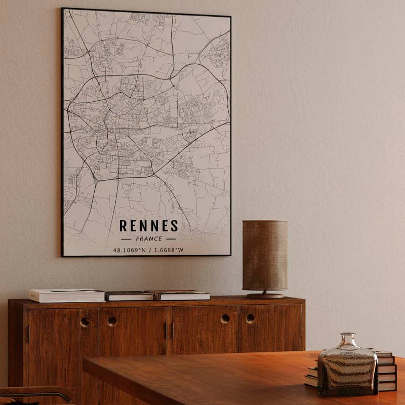Rennes map preview