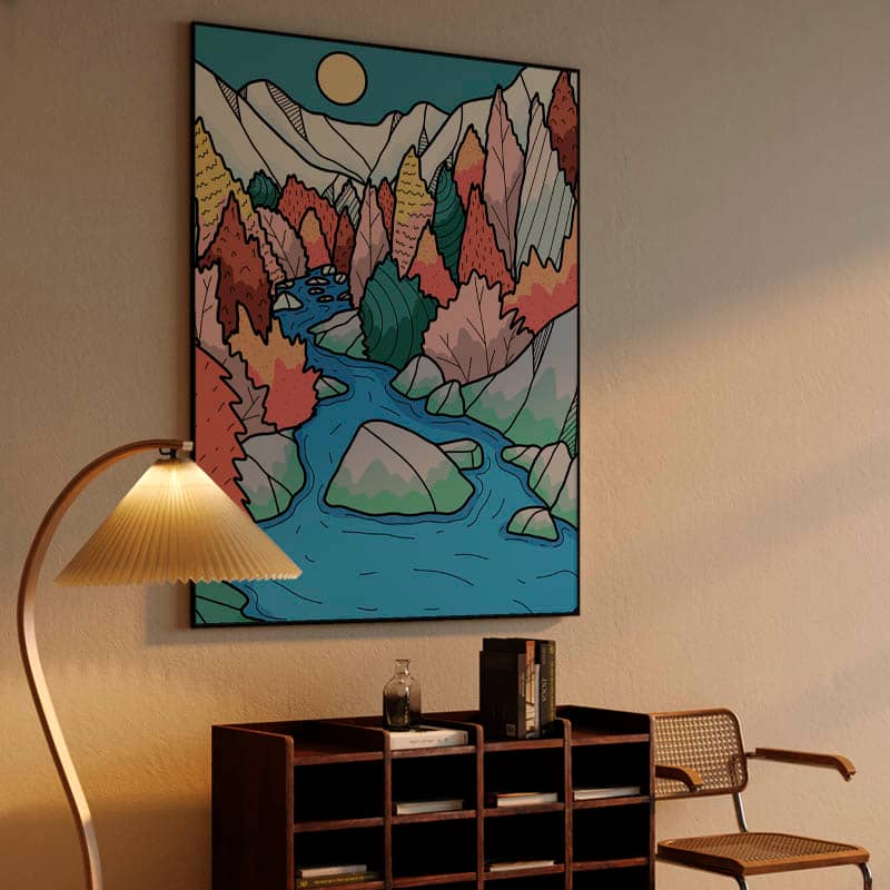 Rocks and river preview