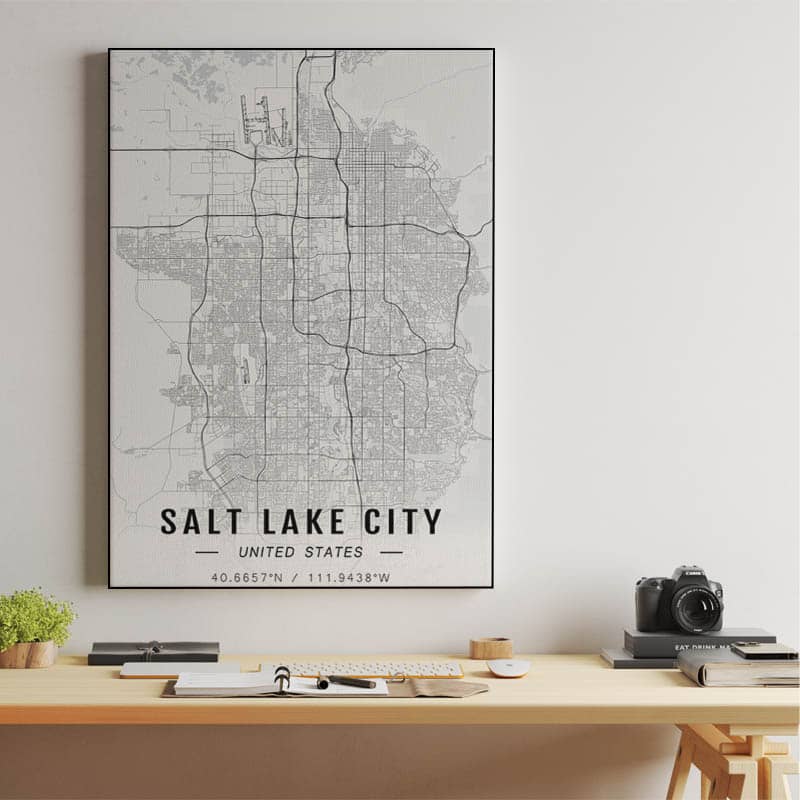 Salt Lake City map preview