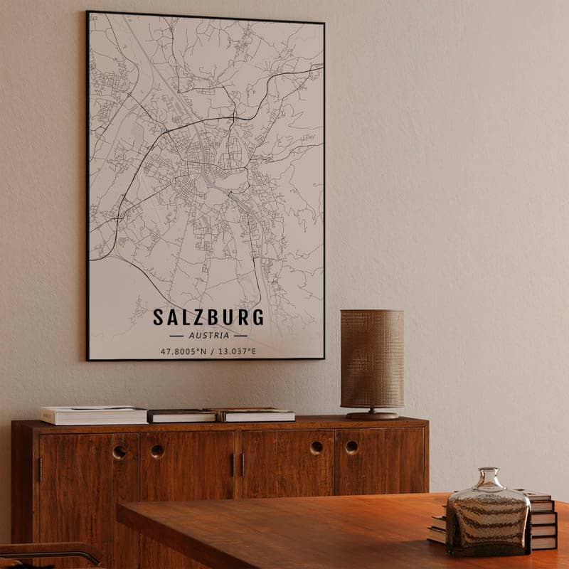 Salzburg map preview