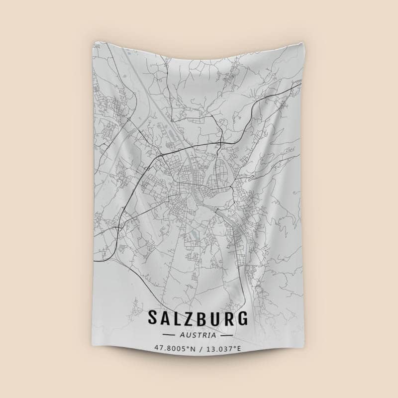Salzburg map preview