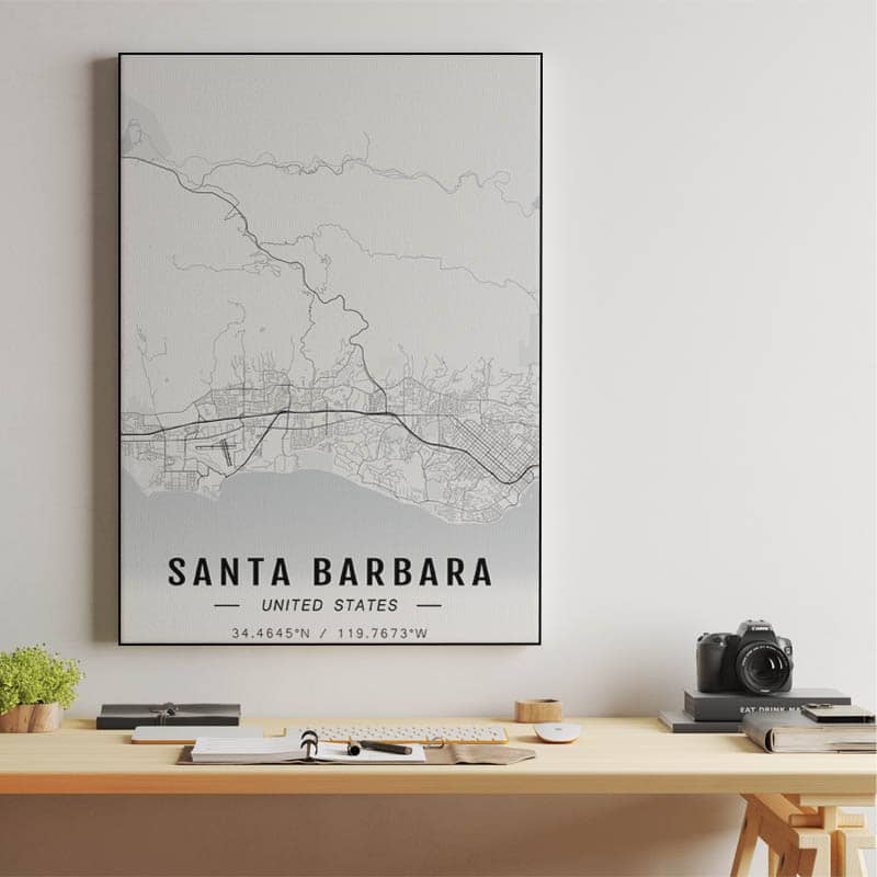 Santa Barbara map preview