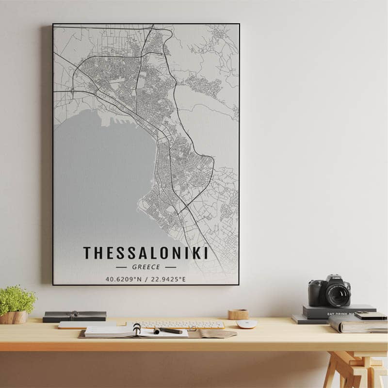 Thessaloniki map preview