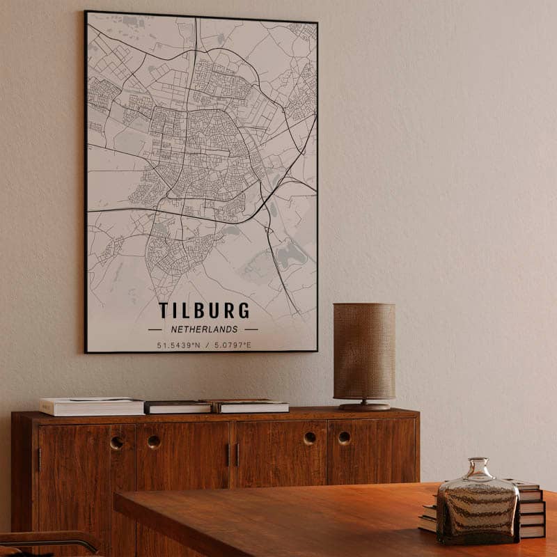 Tilburg map preview