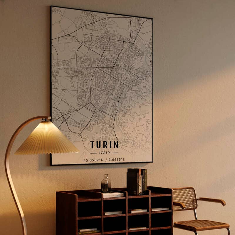 Turin map preview