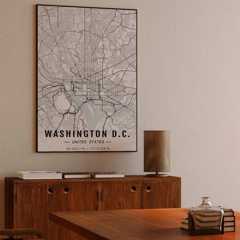 Washington D.C. map preview