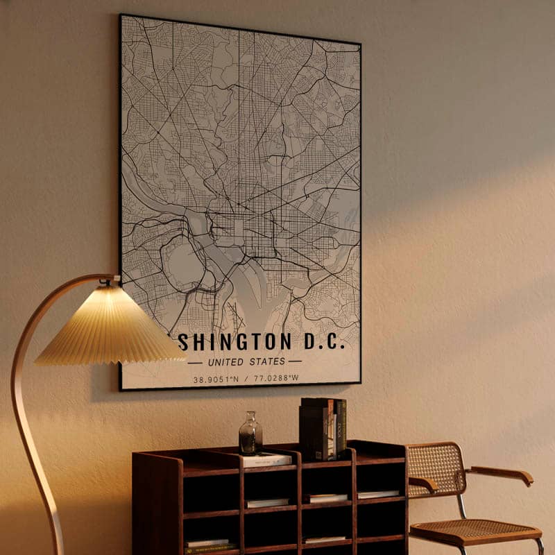 Washington D.C. map preview