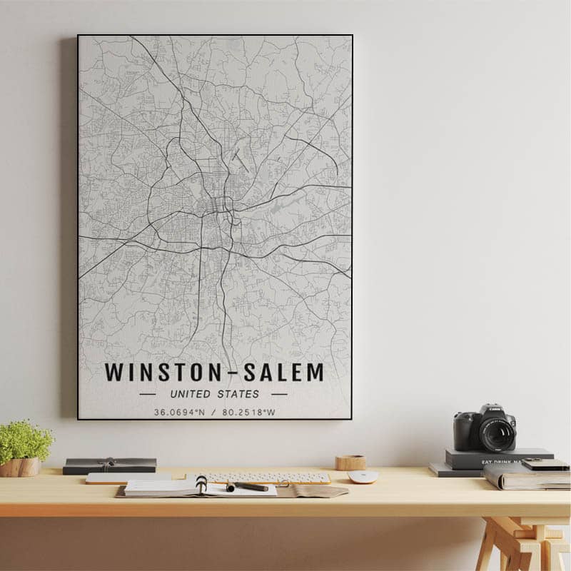 Winston-Salem map preview