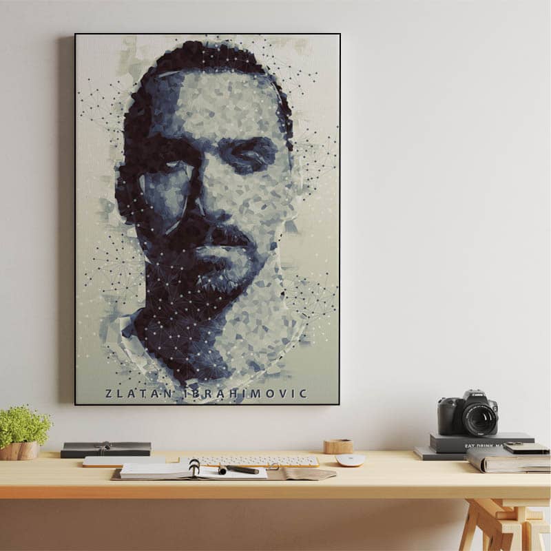 Zlatan Ibrahimovic Abstract preview