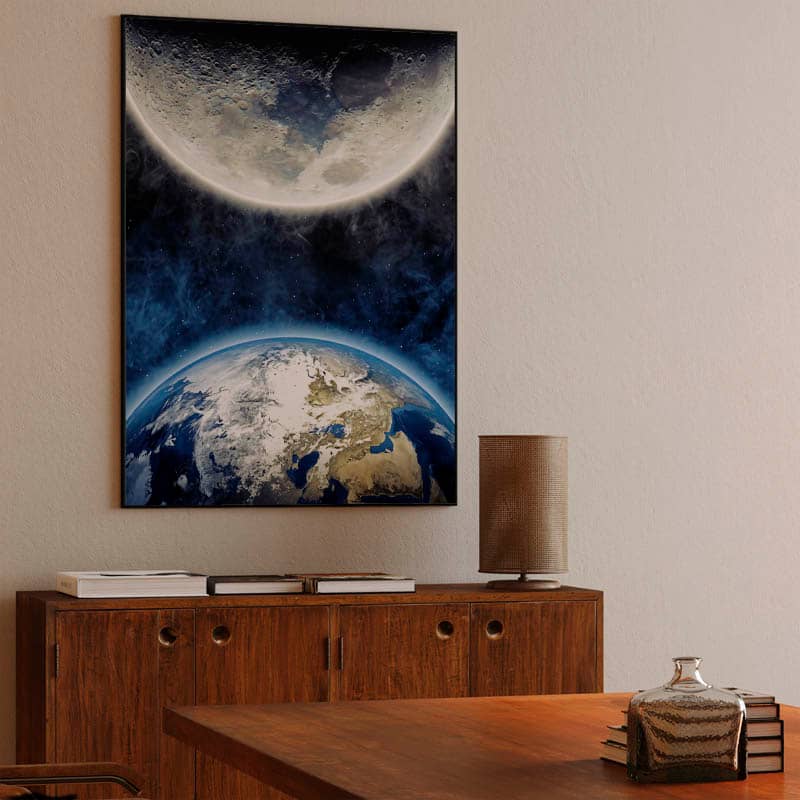 Earth and Moon preview