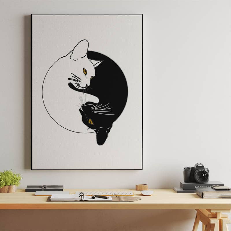 Yin and Yang cats preview
