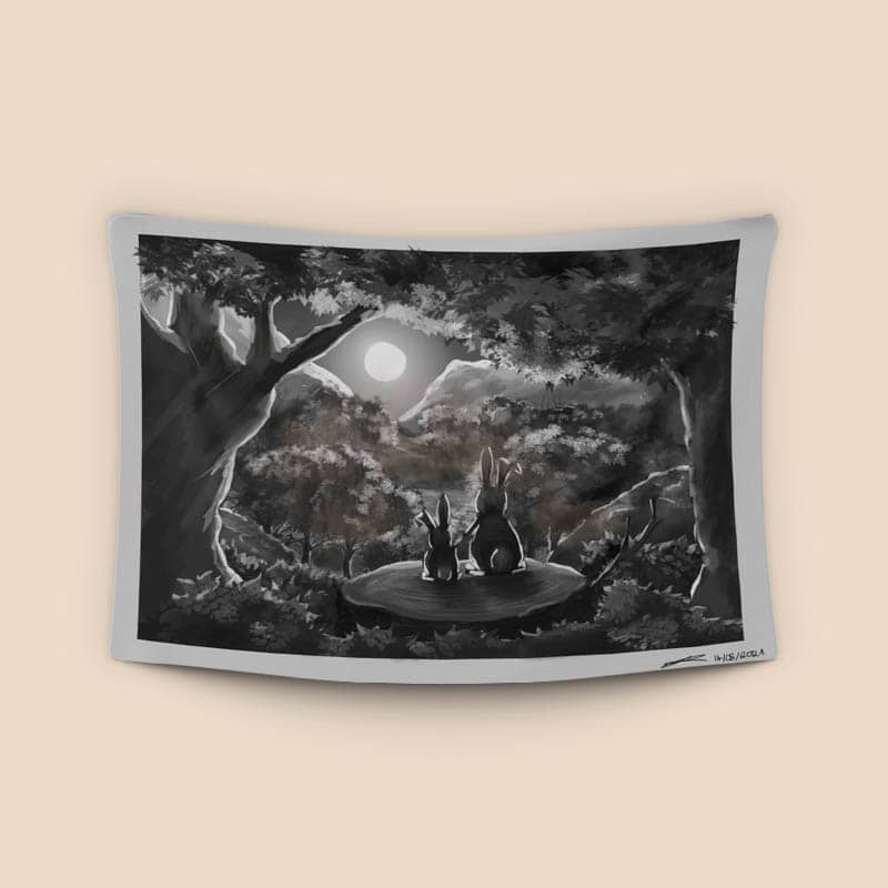 Bunnies at Sunset preview