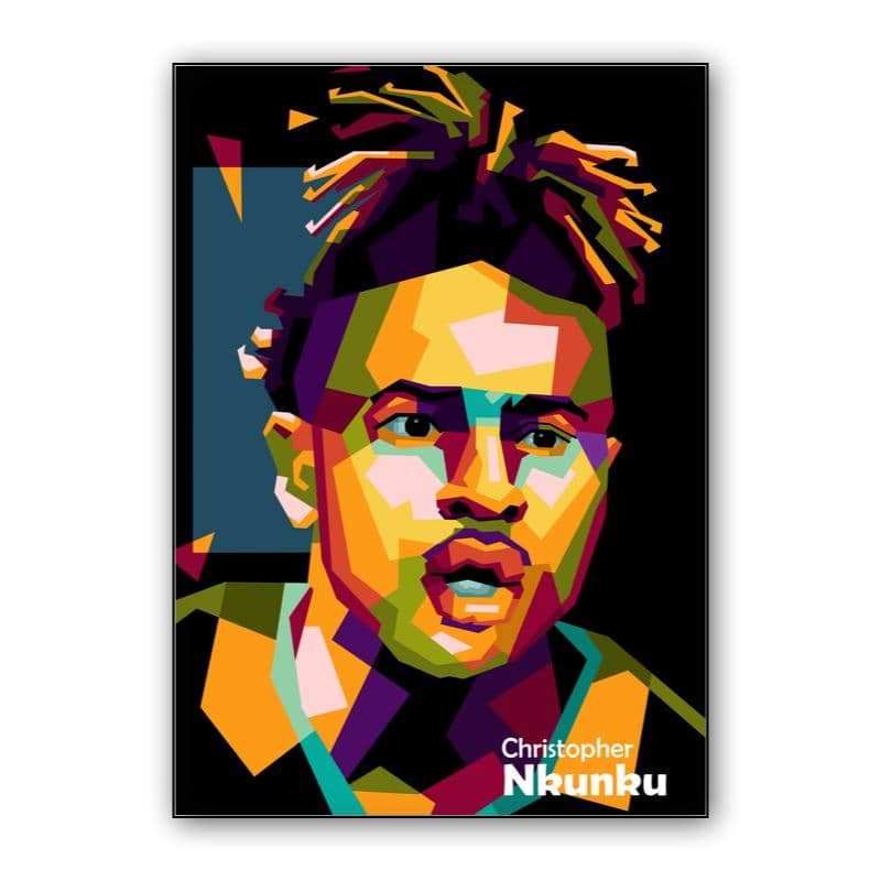 Christoper Nkunku in wpap pop art preview