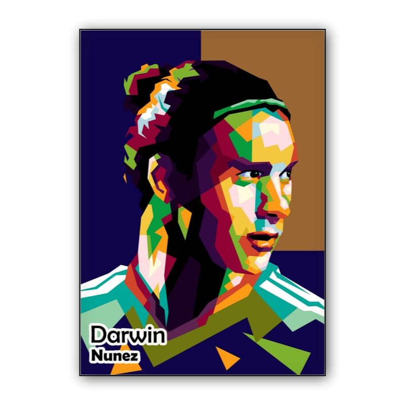 Darwin Nunez in trend Football pop art preview