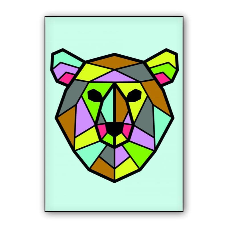 Vector Mosaic Bear preview