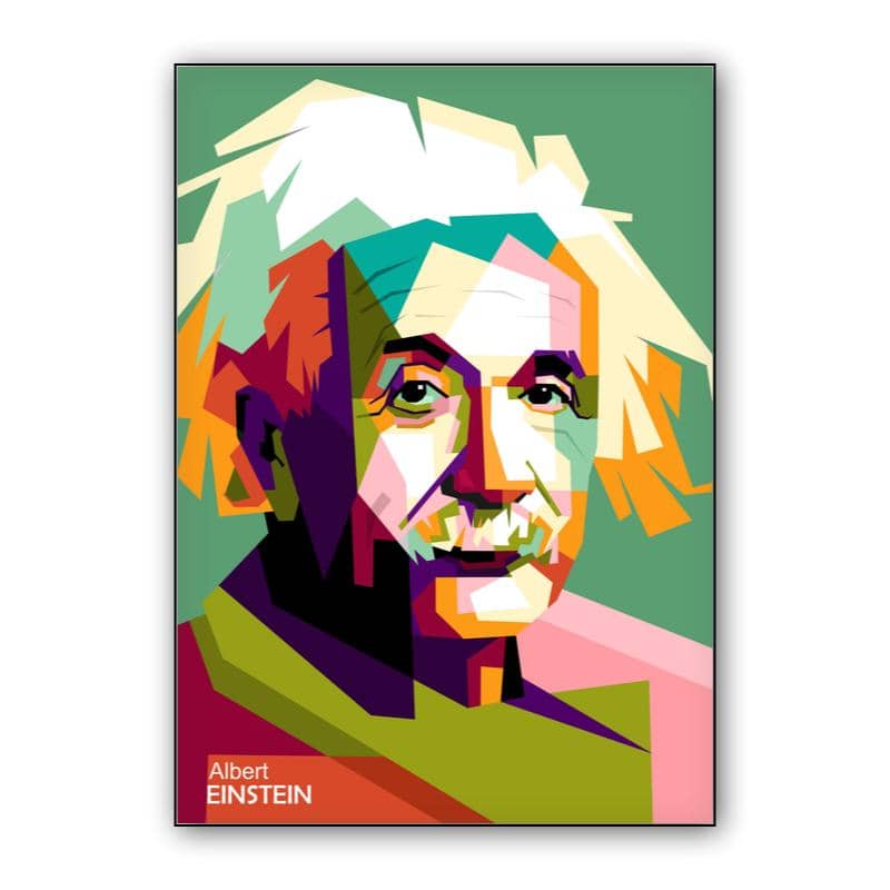 Einstein in wpap pop art preview