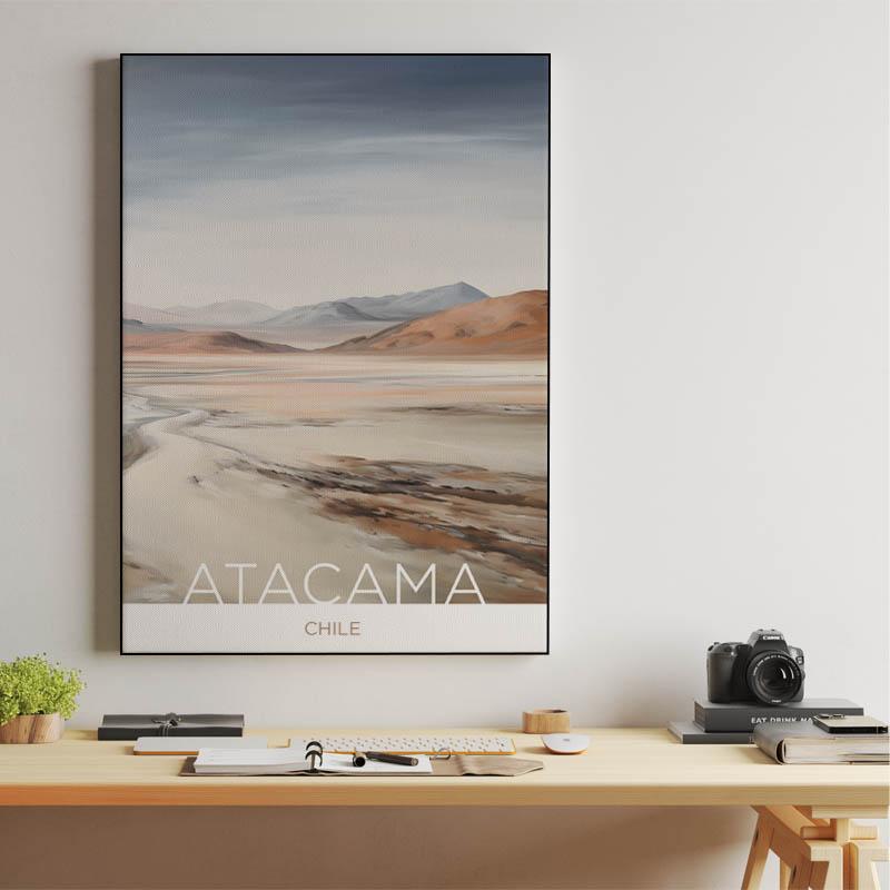 The Atacama Desert - Chile - Impasto Technique
