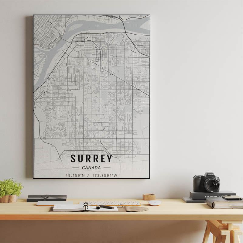 Surrey map