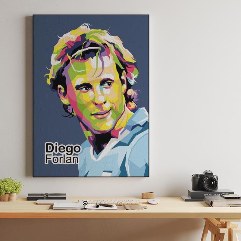 Diego Forlan legend football in wpap trending