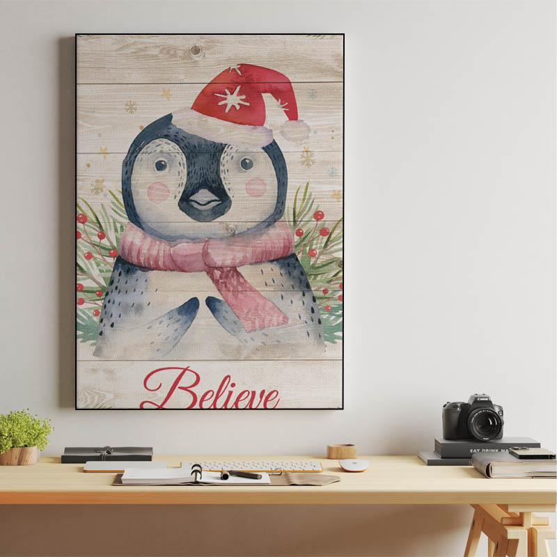 Believe Christmas Penguine