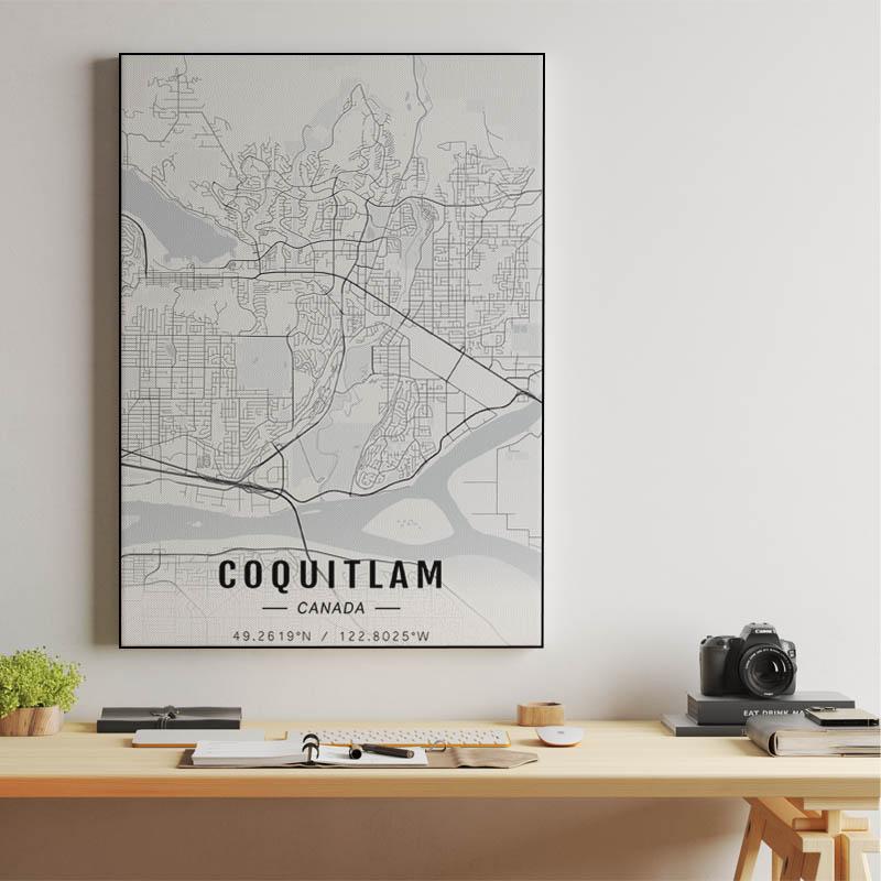 Coquitlam map