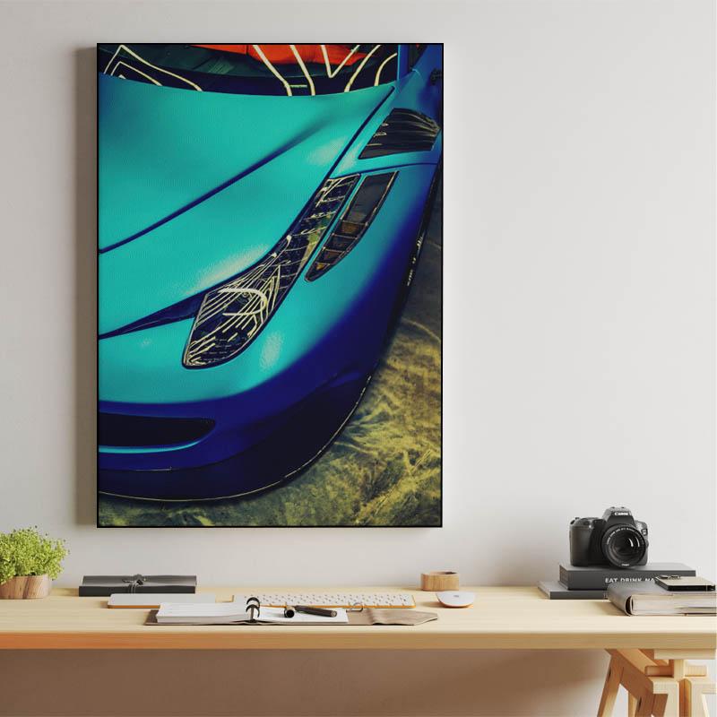 Ferrari 458 (electric blue)