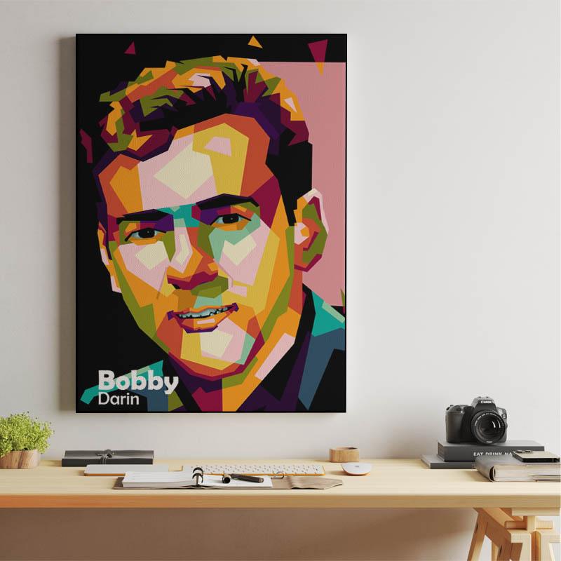 Music 70s Bobby Darin in wpap art