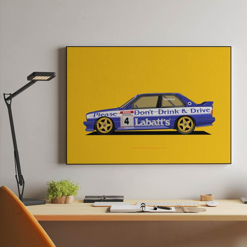 Tim Harvey Labatt's BMW E30 M3 BTCC