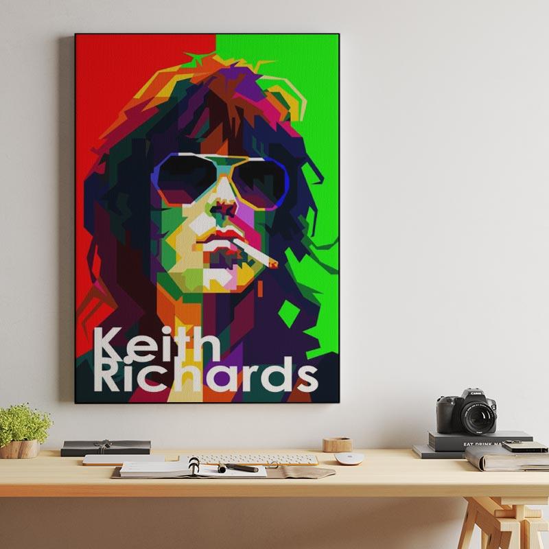 Keith Richards Musician Pop WPAP