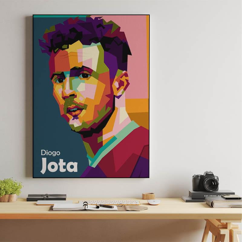 Diogo Jota trending pop art