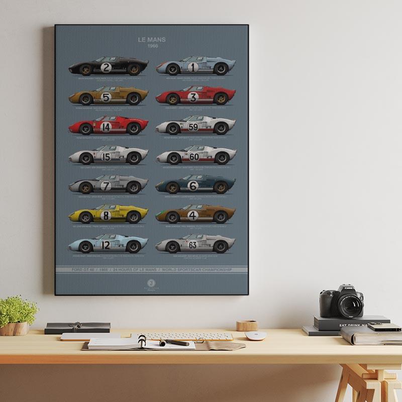 Le Mans 1966 Ford Gt40 complete