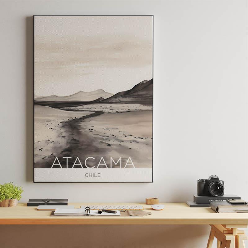 The Atacama Desert - Chile - India Ink Technique