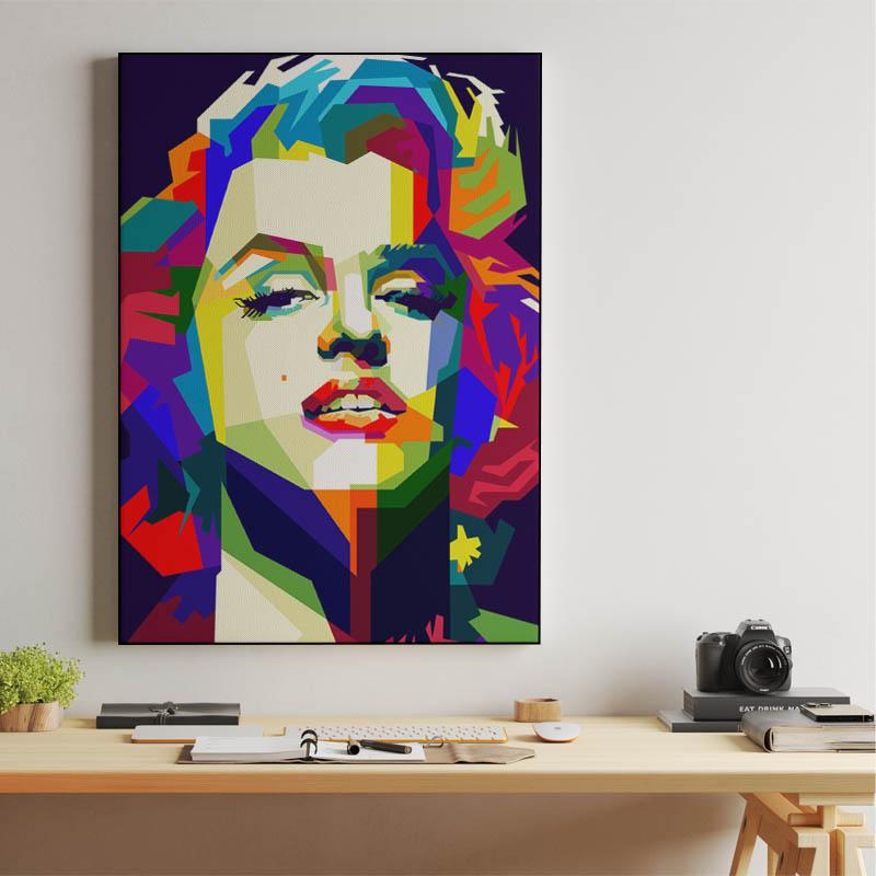 Marilyn Monroe Pop Art WPAP