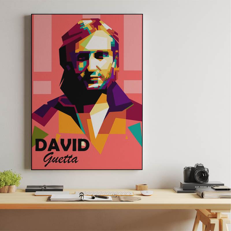 David Guetta in Fantastic pop art