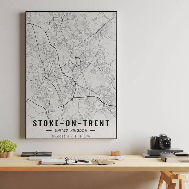 Stoke-on-Trent map