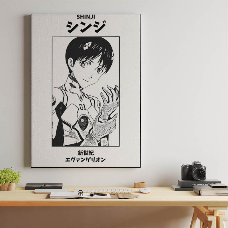 Shinji Black and White