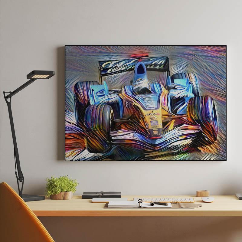 Digital Art Formula 1 Renault Fernando Alonso