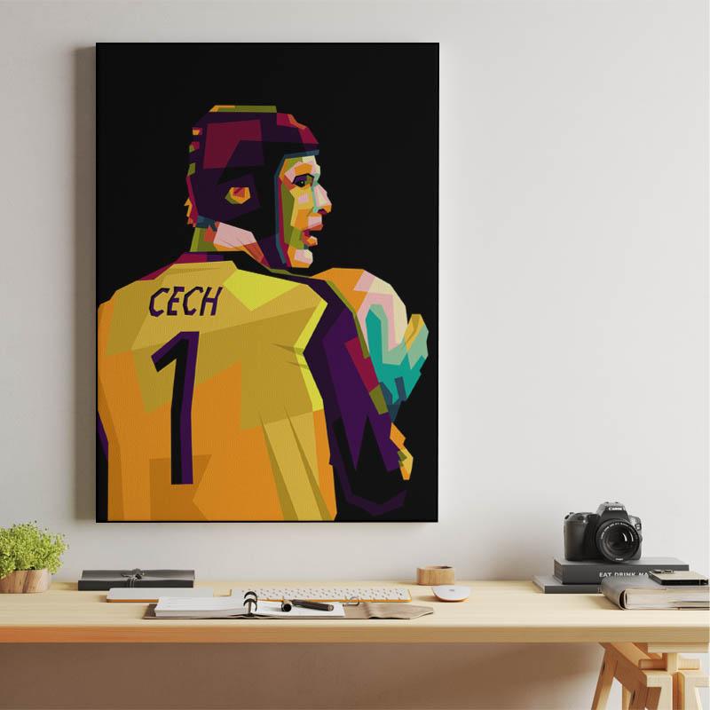 Petr Cech in wpap pop art