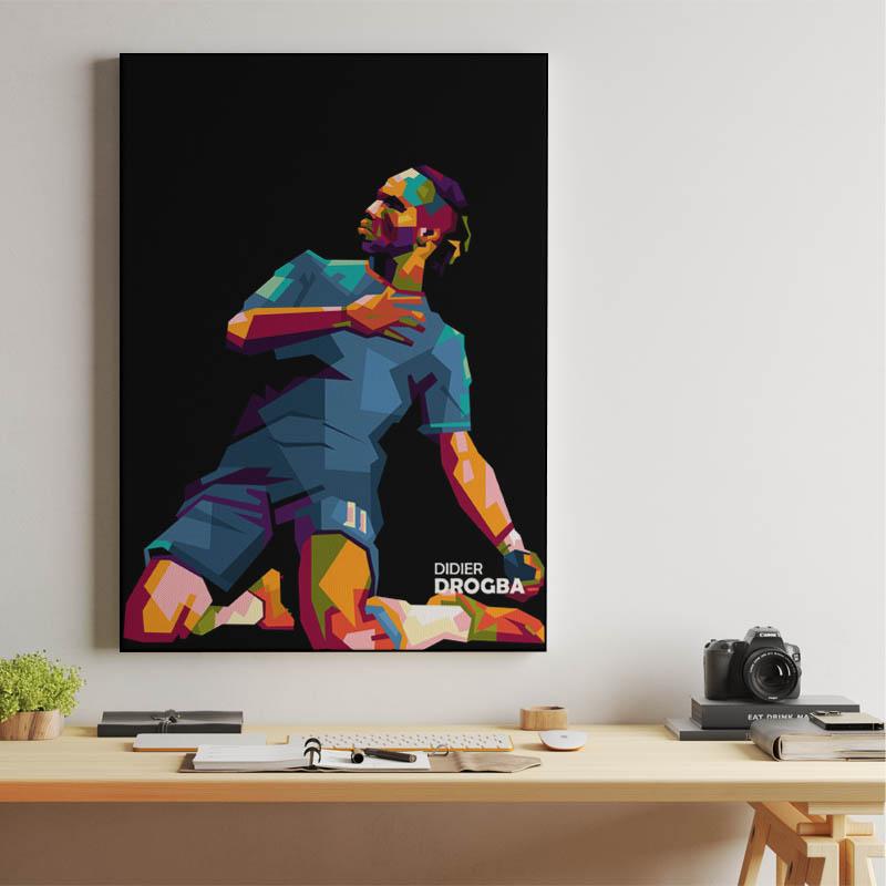 Didier Drogba in Pop art WPAP AMAZING