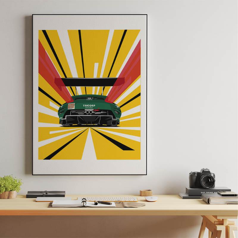 Michael Fassbender Porsche 911 GT3 RSR