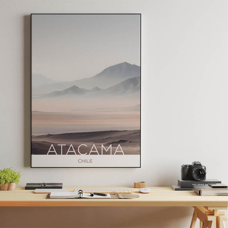 The Atacama Desert - Chile - Brush Work Technique