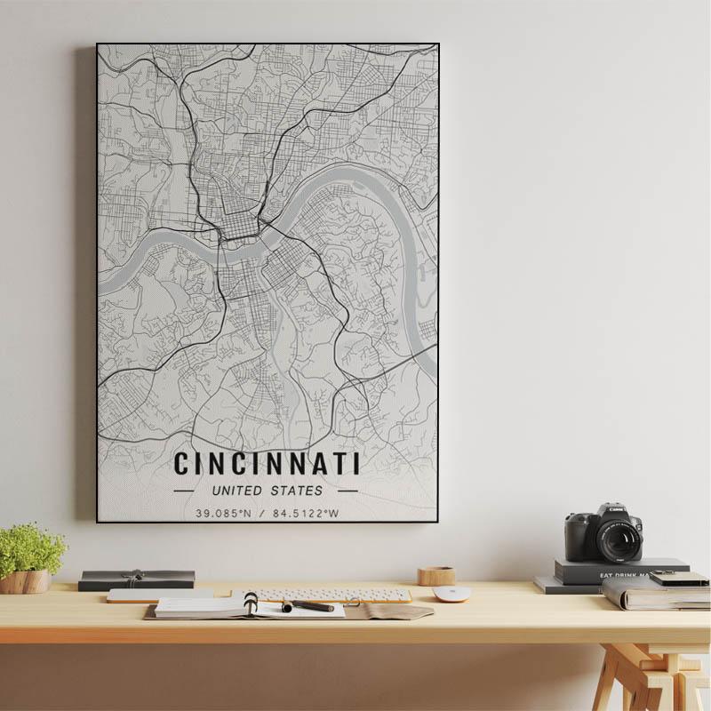 Cincinnati map